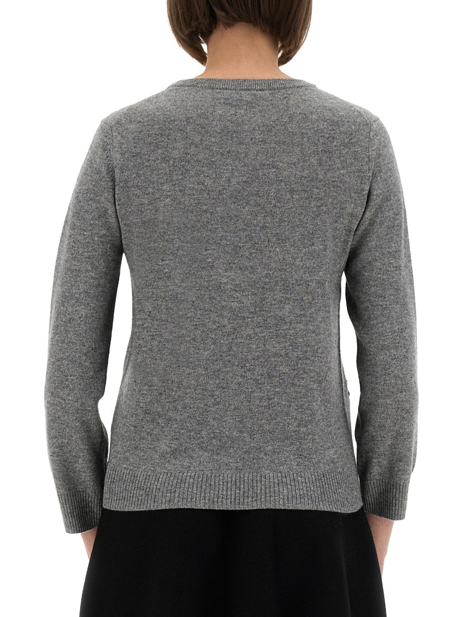 Jacquard Cashmere Cardigan