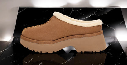 UGG Women's New Heights Cozy Clog 'Chestnut' Clogs