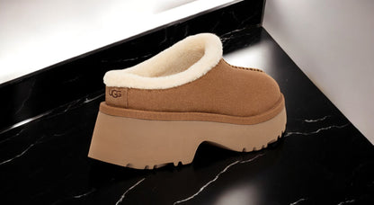 UGG Women's New Heights Cozy Clog 'Chestnut' Clogs