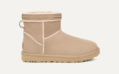UGG Women's Classic Mini Shearling Braid Boots