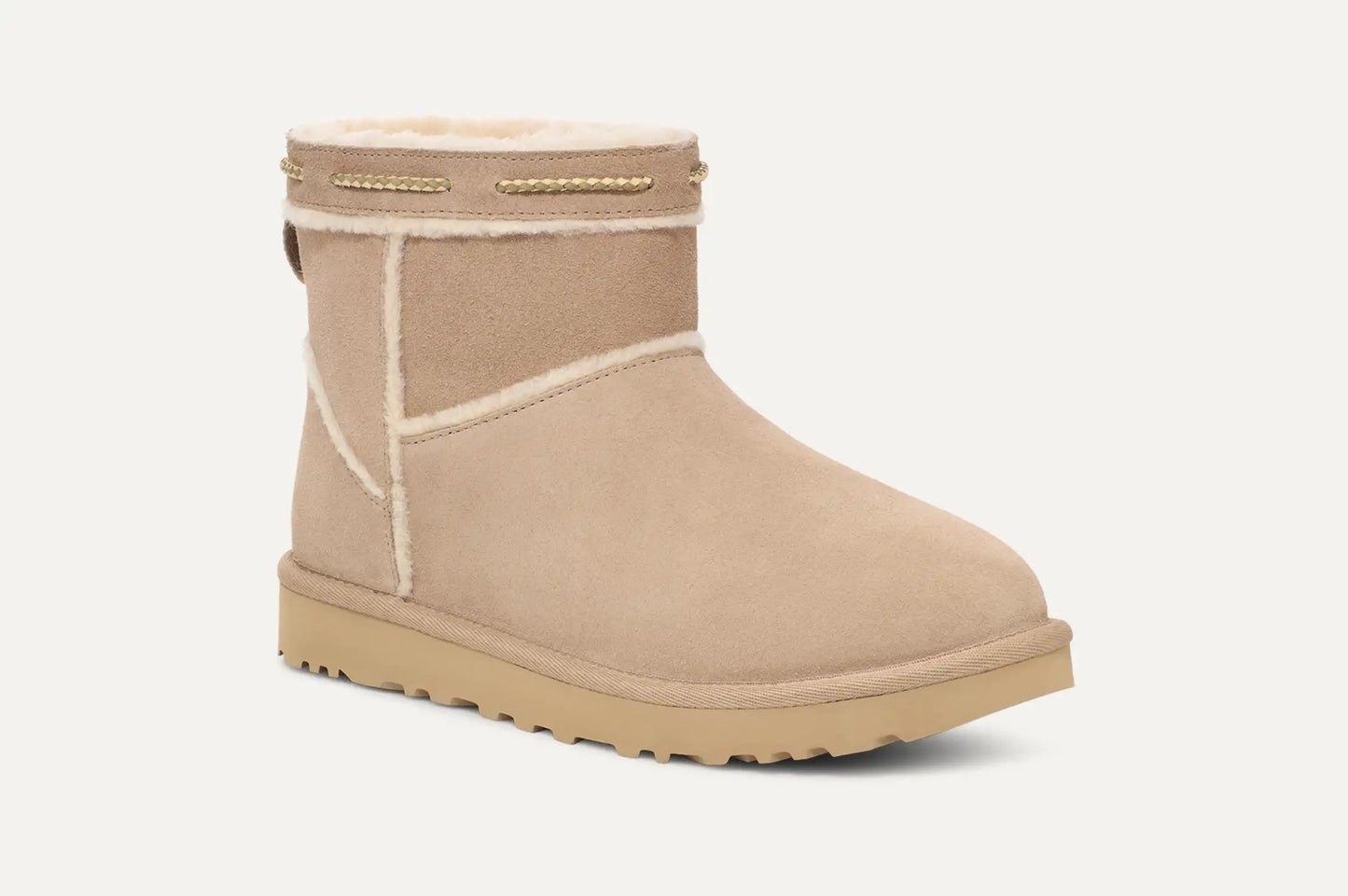 UGG Women's Classic Mini Shearling Braid Boots