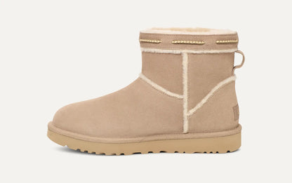 UGG Women's Classic Mini Shearling Braid Boots