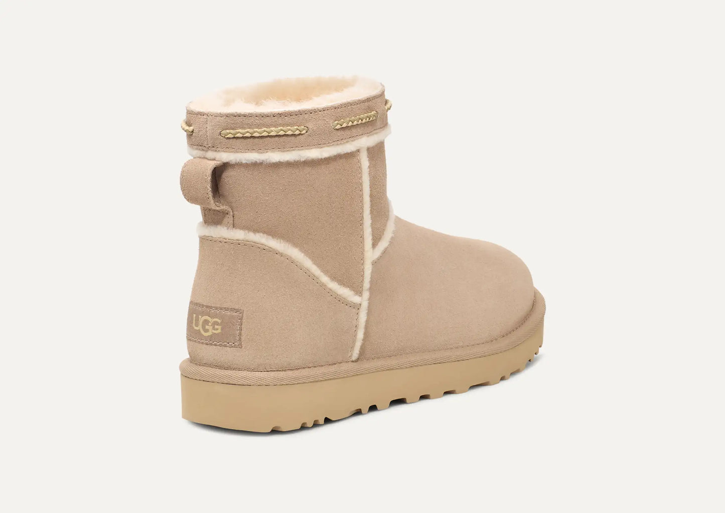 UGG Women's Classic Mini Shearling Braid Boots