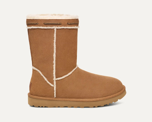 UGG Women's Classic Short Shearling Braid Boots