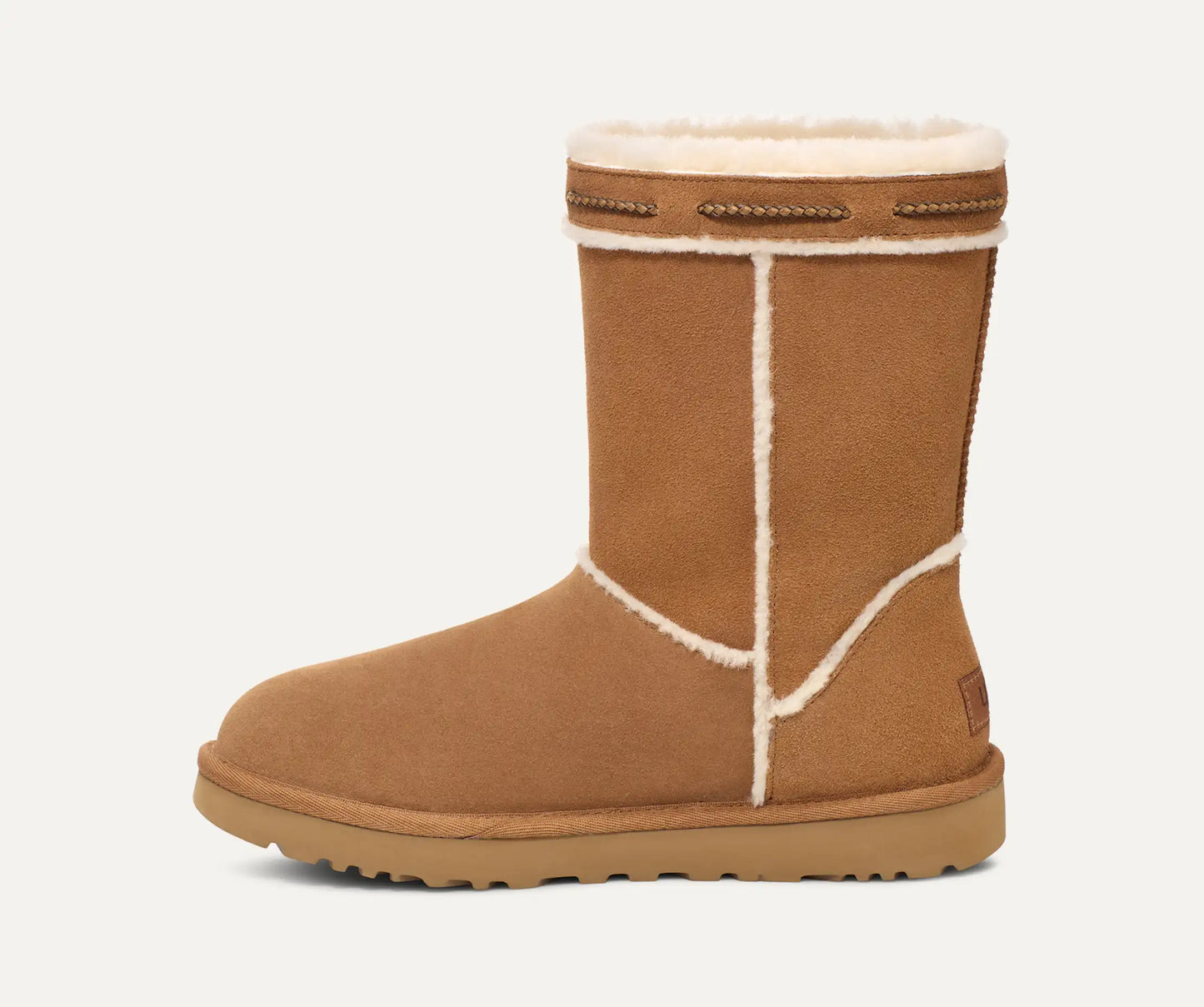 UGG Women's Classic Short Shearling Braid Boots