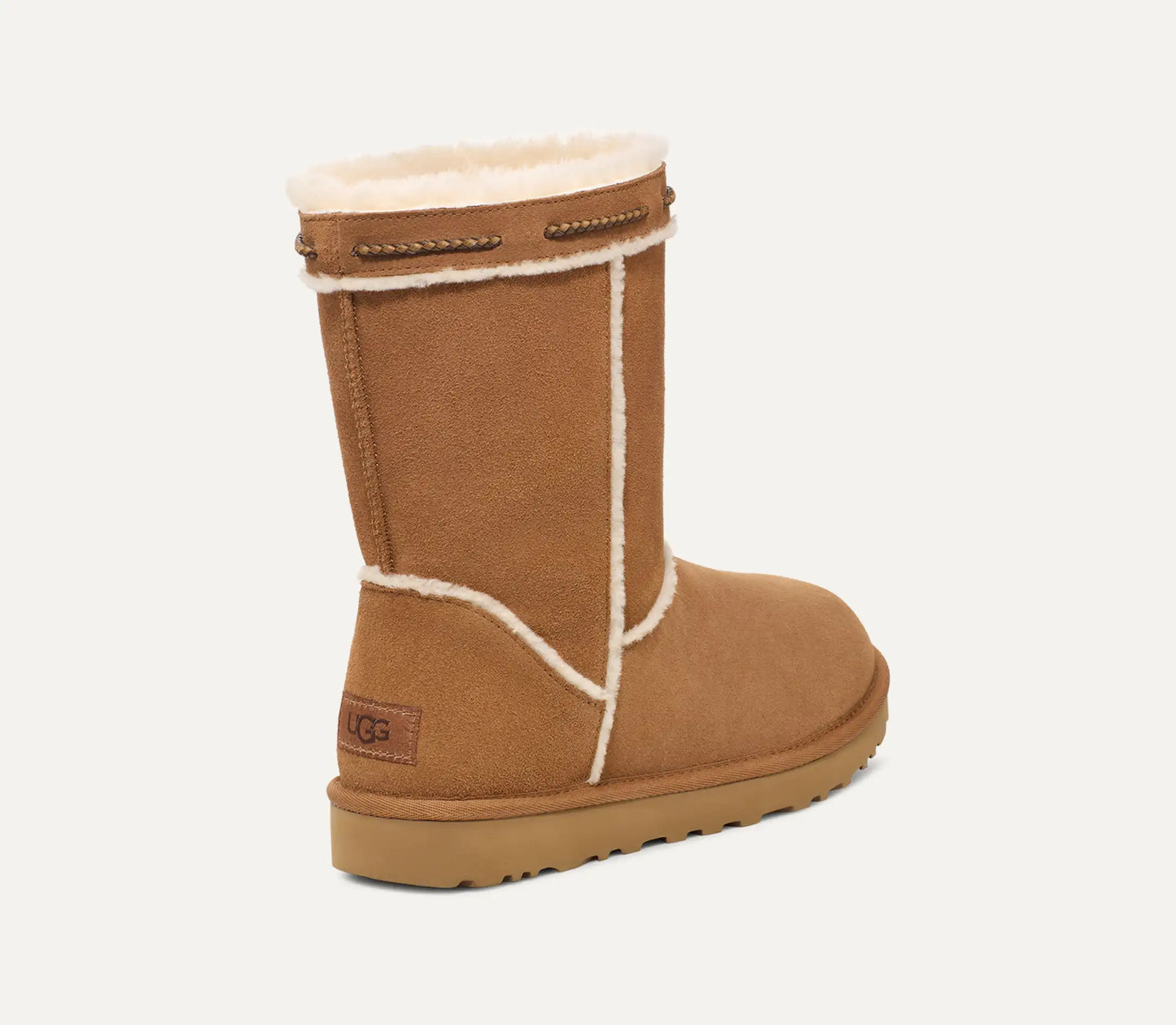 UGG Women's Classic Short Shearling Braid Boots