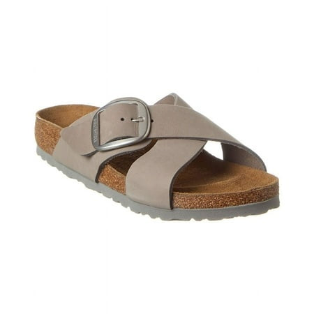 Birkenstock Siena Big Buckle Nubuk Leather Dove Gray – Zulily