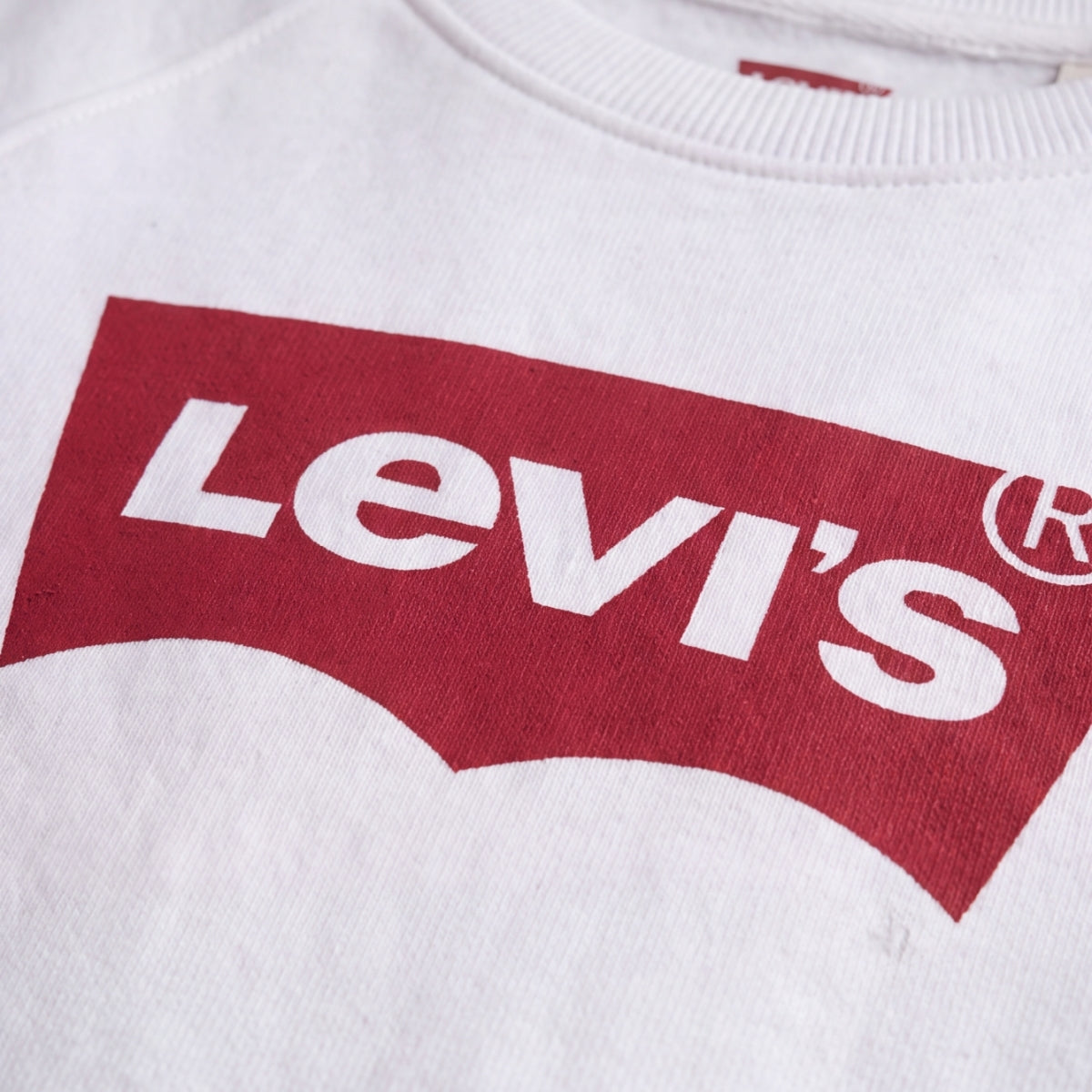 Levi's Toddler Boys' Logo Crewneck Sweatshirt - White
