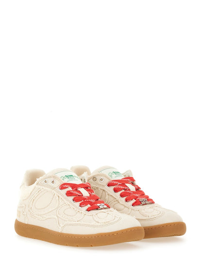 Canvas Sneakers in White