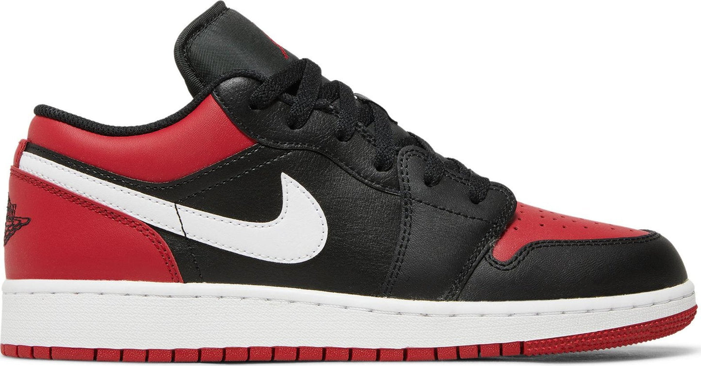 Air Jordan Grade School Retro 1 Low 'Alternate Bred Toe Gs' Sneakers