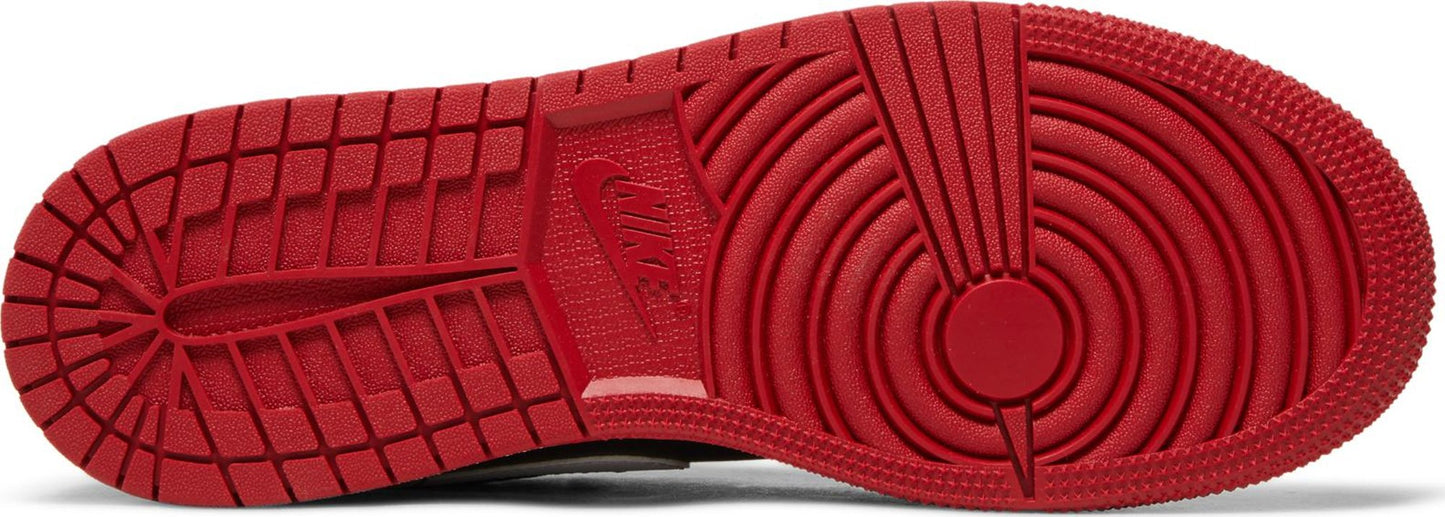 Air Jordan Grade School Retro 1 Low 'Alternate Bred Toe Gs' Sneakers