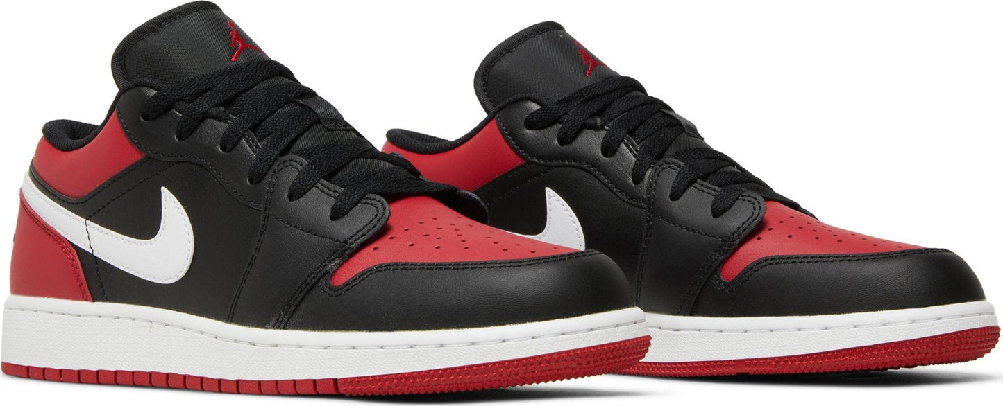 Grade School Air Jordan Retro 1 Low 'Alternate Bred Toe (Gs)'