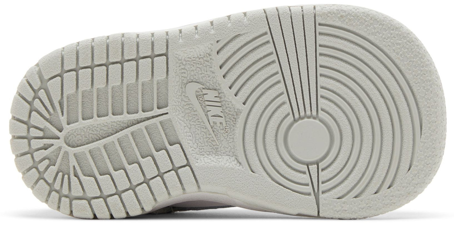 Nike Toddlers Dunk Low 'White Pure Platinum' Sneakers