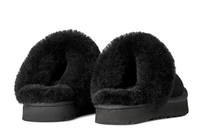 Youth UGG Disquette Slipper - Black