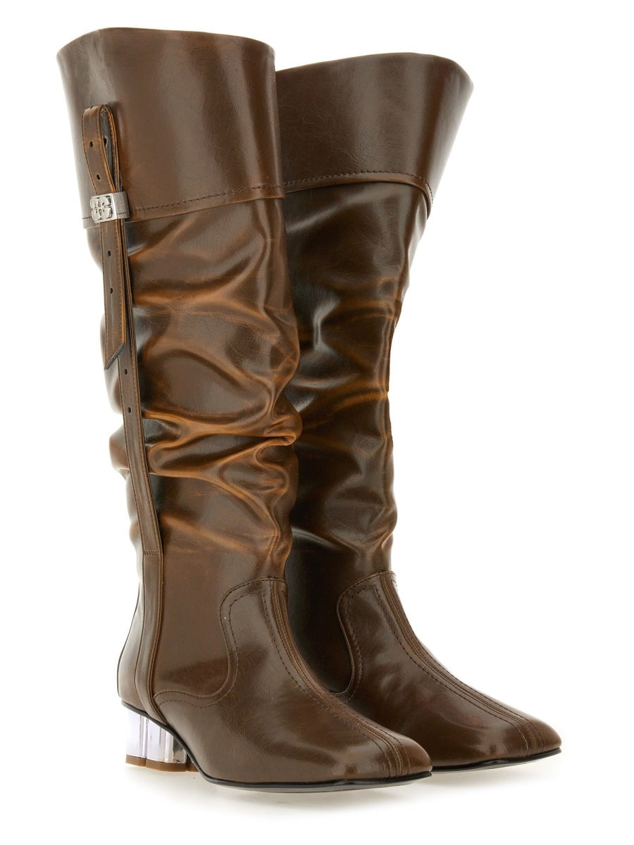 Slouchy Boot Butterfly
