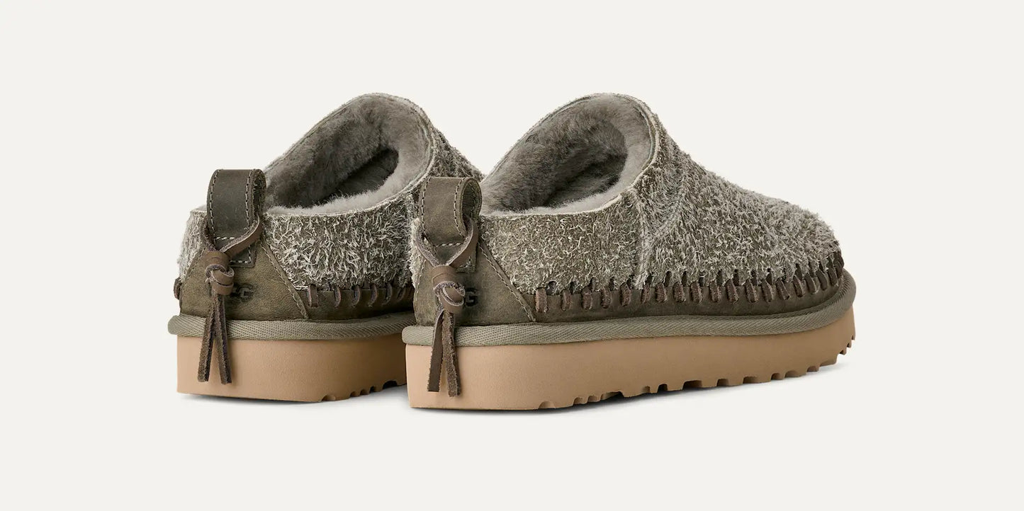[1171411-msg] Womens Ugg Classic Micro Biarritz 'moss Green' - Moss Green