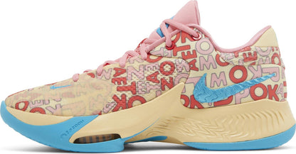 Nike Men's Zoom Freak 4 'Letter Bros Vanilla Lightning' Sneakers