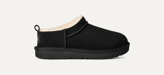 UGG Kids' Classic Micro Slipper 'Black'