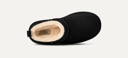 UGG Kids Classic Micro Slipper 'Black' Slippers
