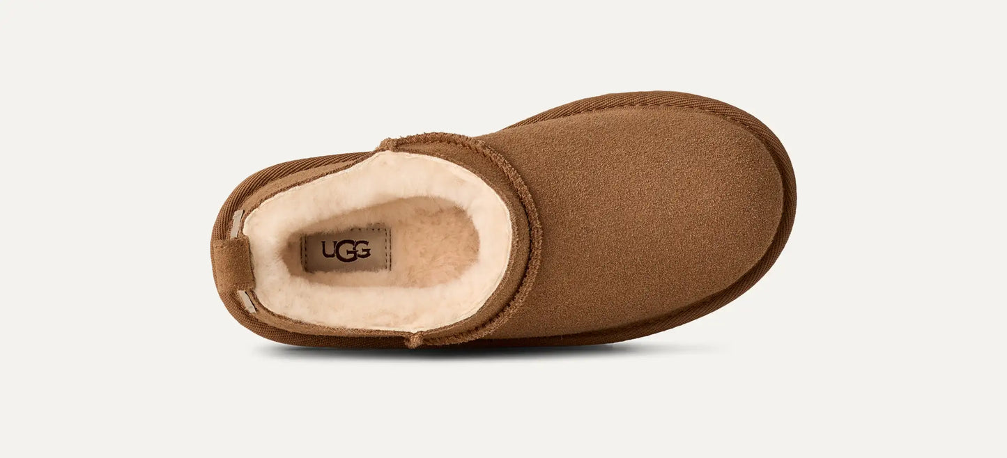 UGG Kids' Classic Micro Slipper 'Chestnut'
