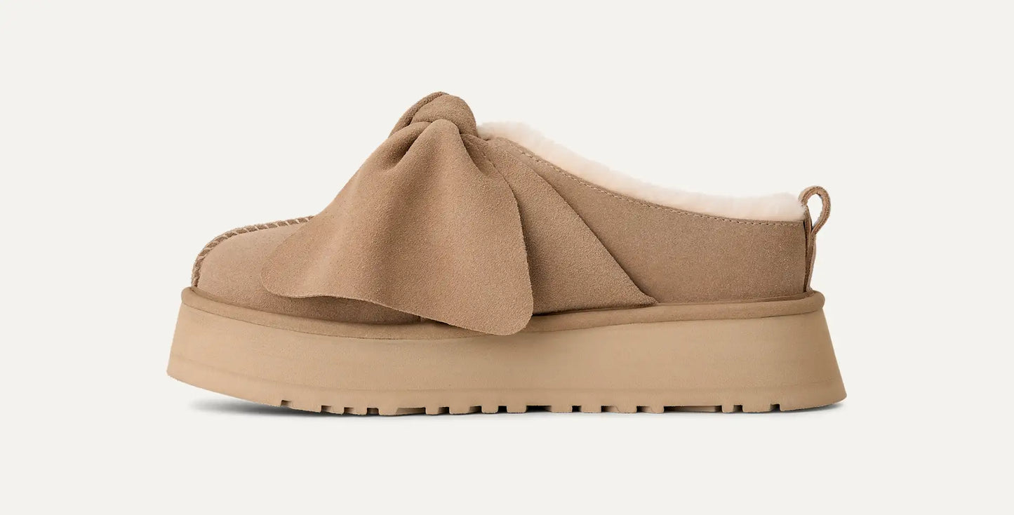 UGG Women's Platform Slip-On Bow