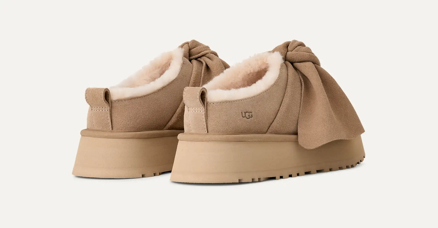 UGG Women's Platform Slip-On Bow