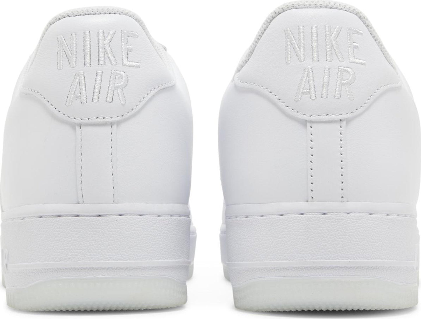 Nike Men's Air Force 1 Low '07 Retro 'Jewel Swoosh Triple White' Sneakers