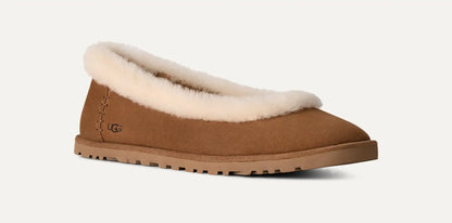 UGG Women's Zora Ballet Flat 'Chestnut'