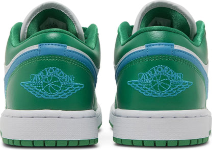 Air Jordan Women's Retro 1 Low 'Lucky Green Aquatone' Sneakers