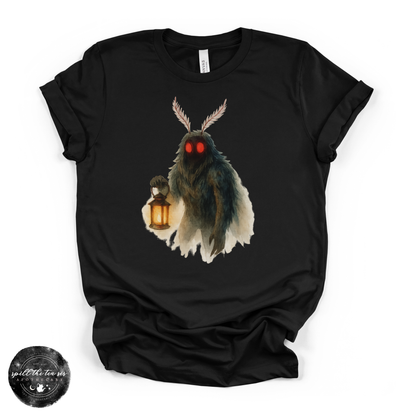 Mothman Midnight Tee | Cryptid Night Graphic T-Shirt