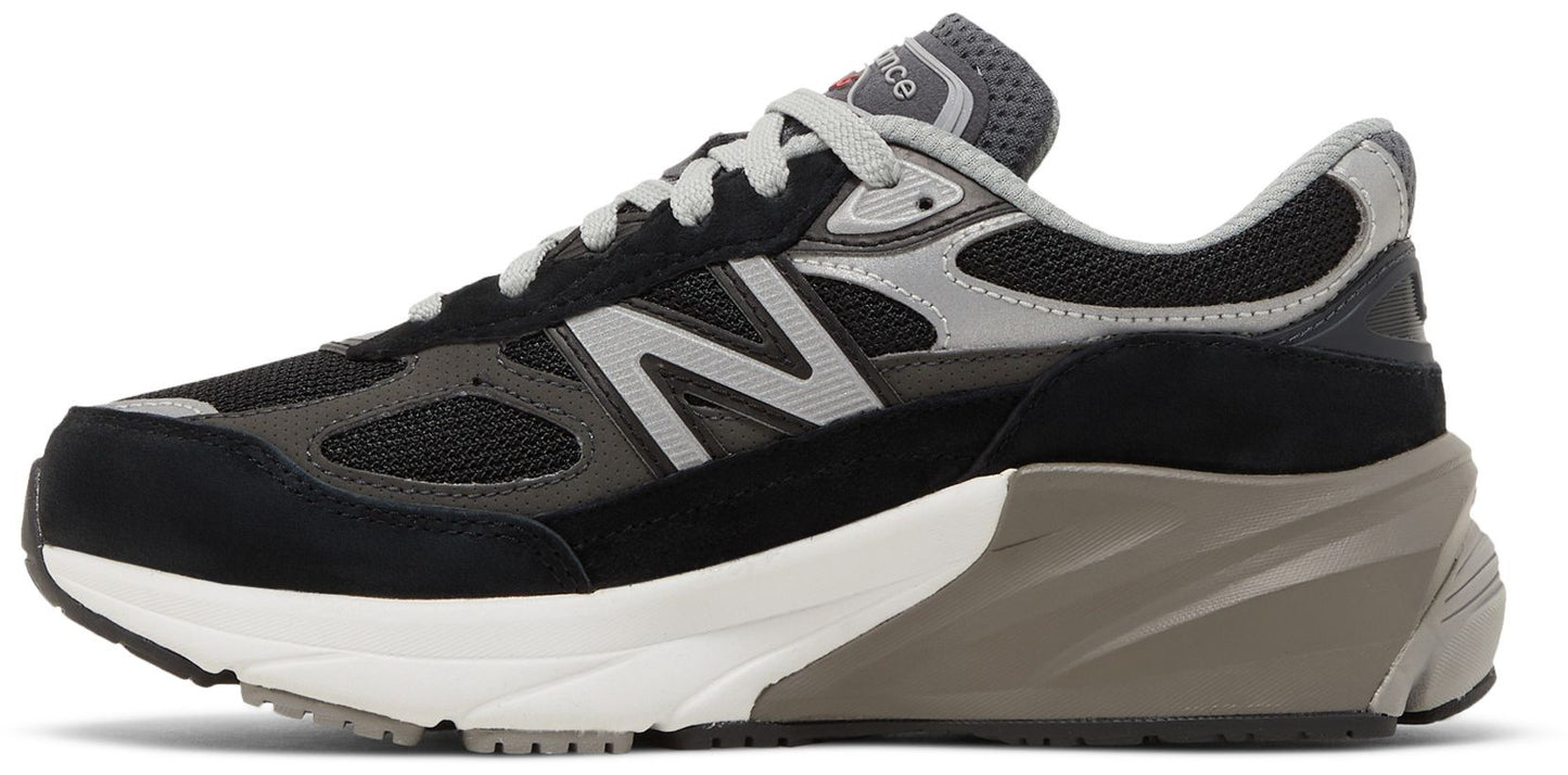 Grade School New Balance FuelCell 990v6 - Black Silver