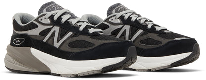 Grade School New Balance FuelCell 990v6 - Black Silver