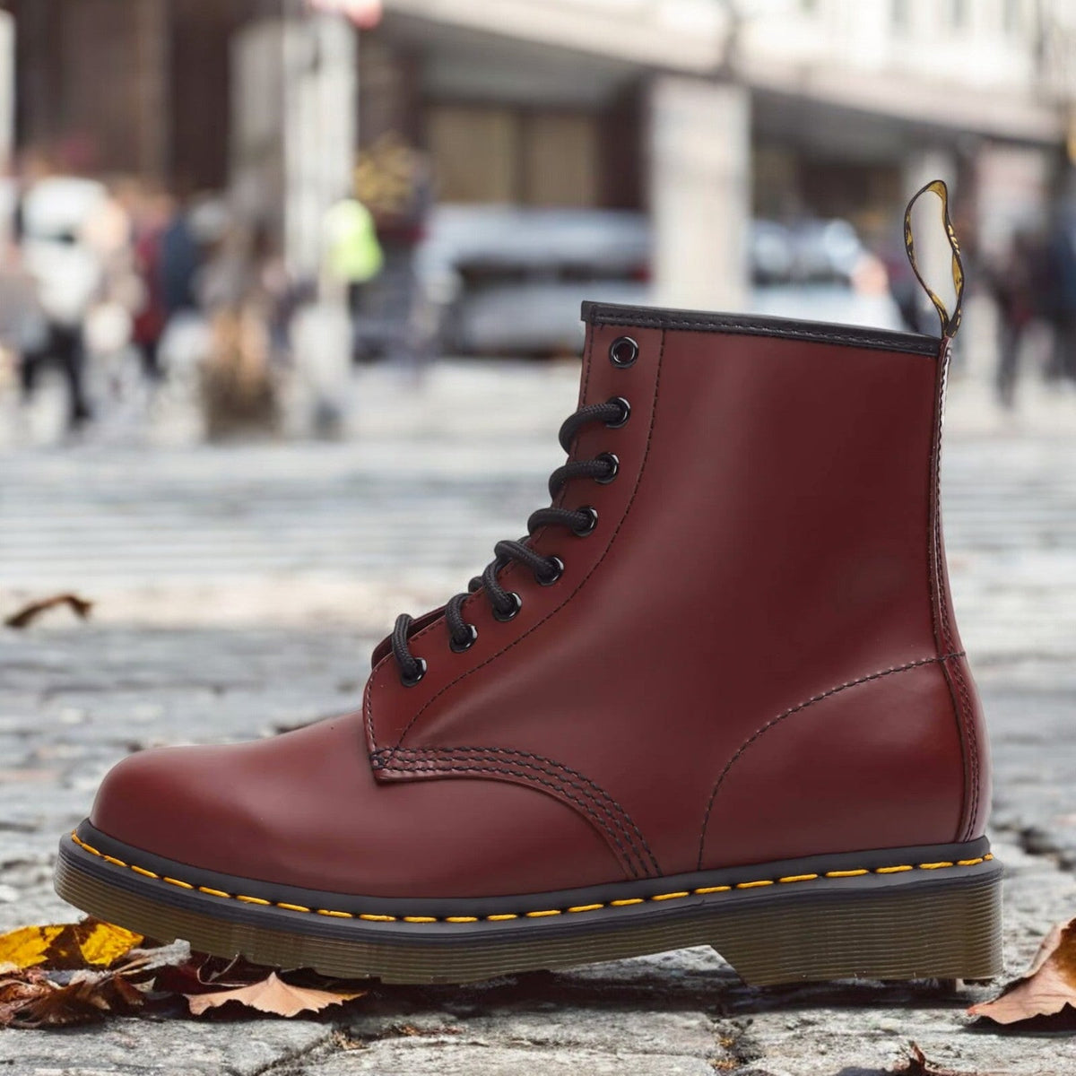 Dr. Martens 1460 Smooth Leather Lace Up Boots 