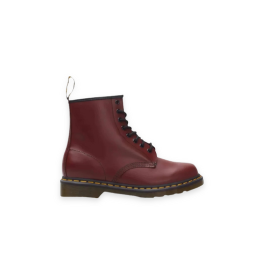 Dr. Martens Unisex 1460 Smooth Leather Lace Up Boots 'Cherry Red'
