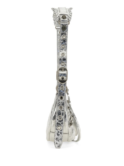 Shoulder Bag Le Cagole XS Silver