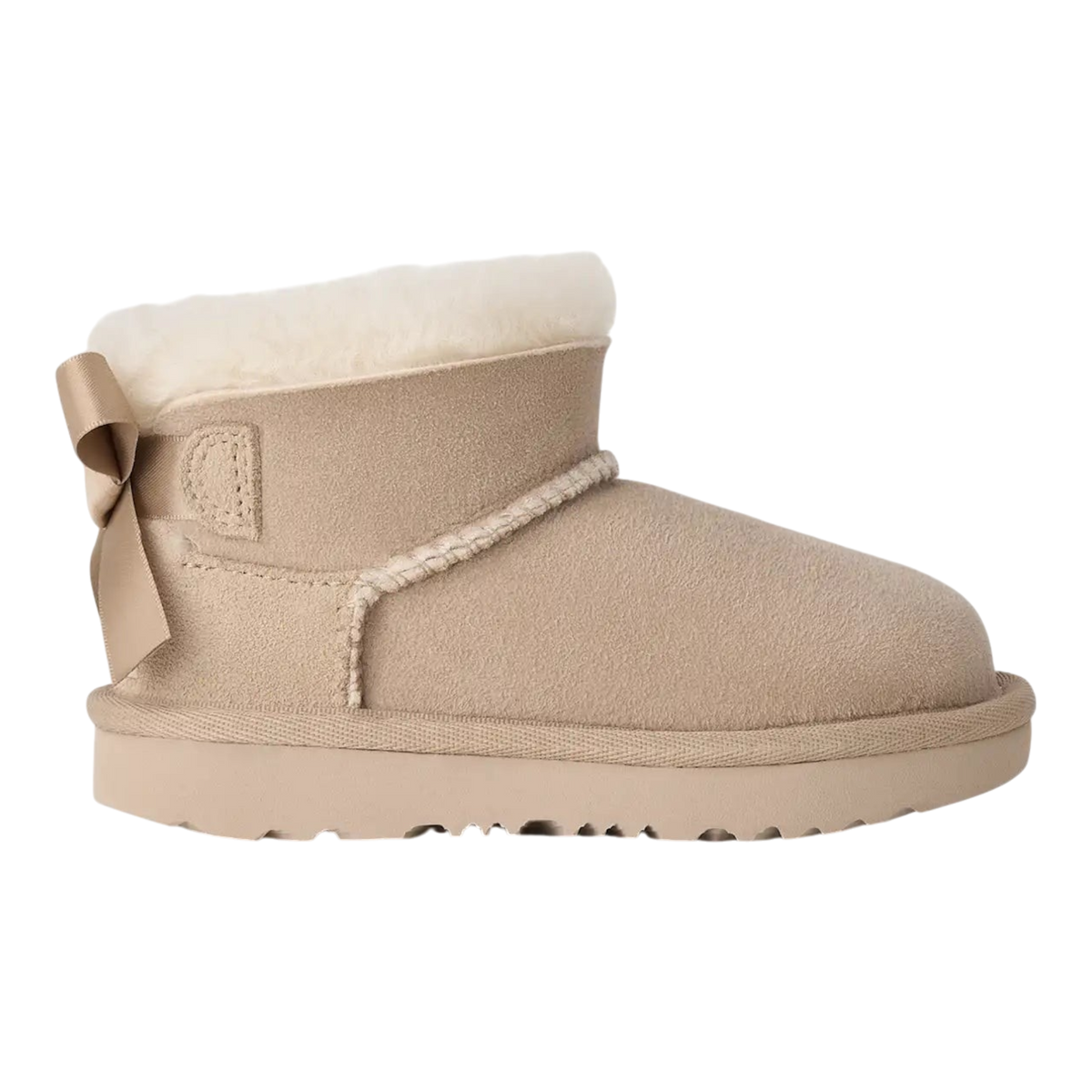 UGG Ultra Mini Bailey Bow Toddlers' Boots — Sand