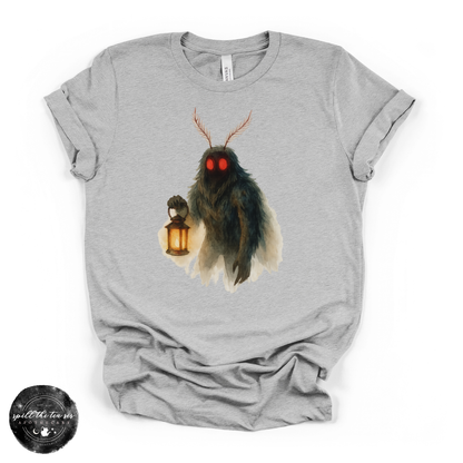 Mothman Midnight Tee | Cryptid Night Graphic T-Shirt