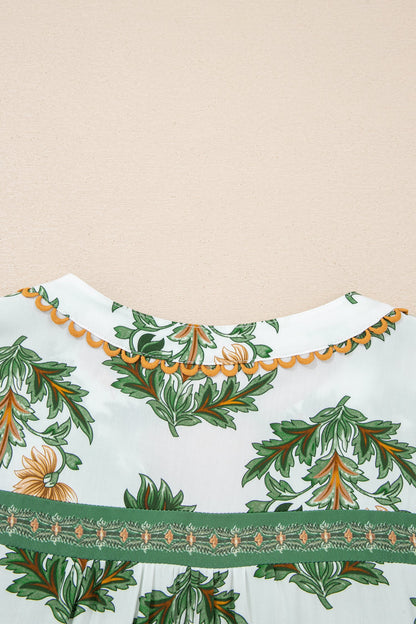 Threaded Pear Kira 3 4 Sleeve PLUS Blouse