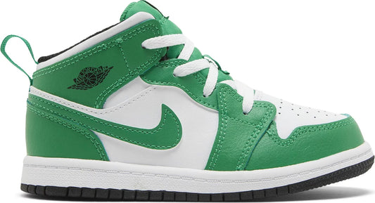 Toddlers Air Jordan Retro 1 Mid 'Lucky Green' (Td)