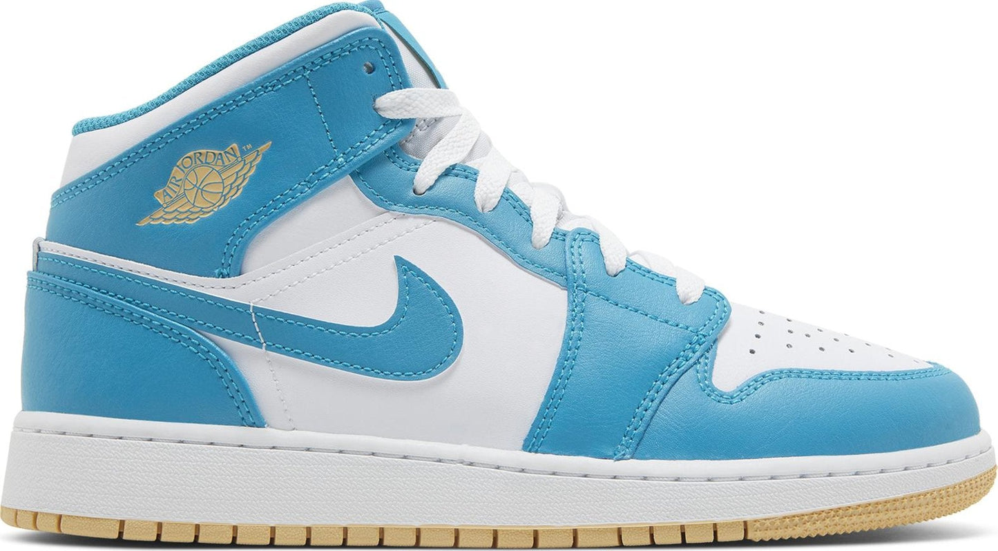 Grade School Air Jordan Retro 1 Mid 'Aquatone (Gs)'