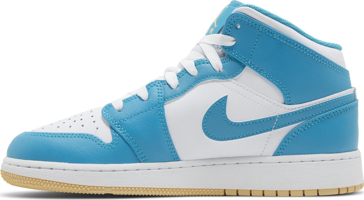 Grade School Air Jordan Retro 1 Mid 'Aquatone (Gs)'