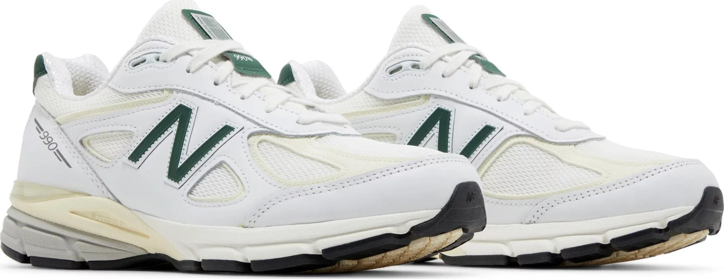 Men's New Balance 990V4 'Miusa White Green'