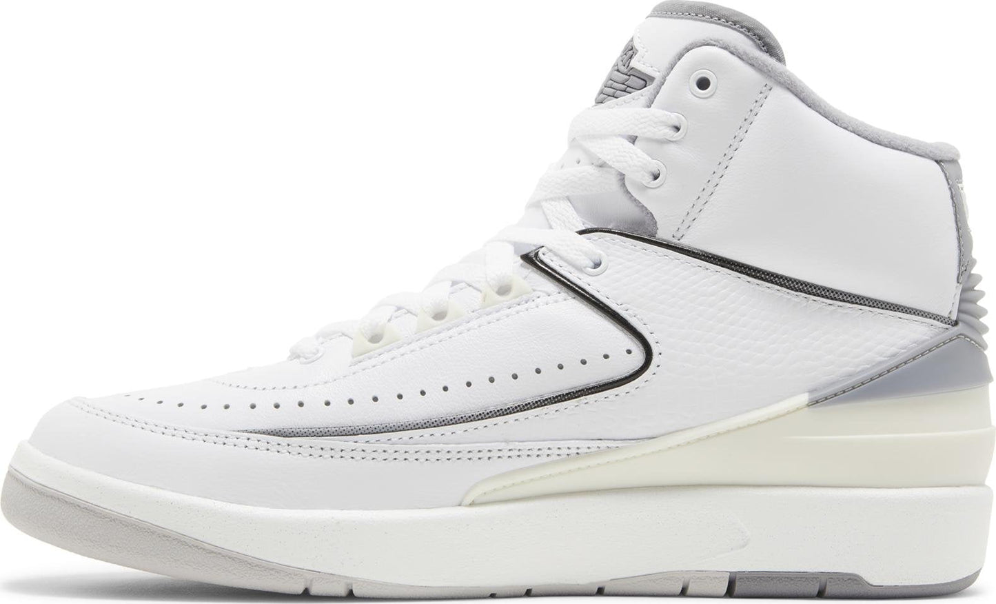 Air Jordan Grade School Retro 2 'Cement Grey Gs' Sneakers