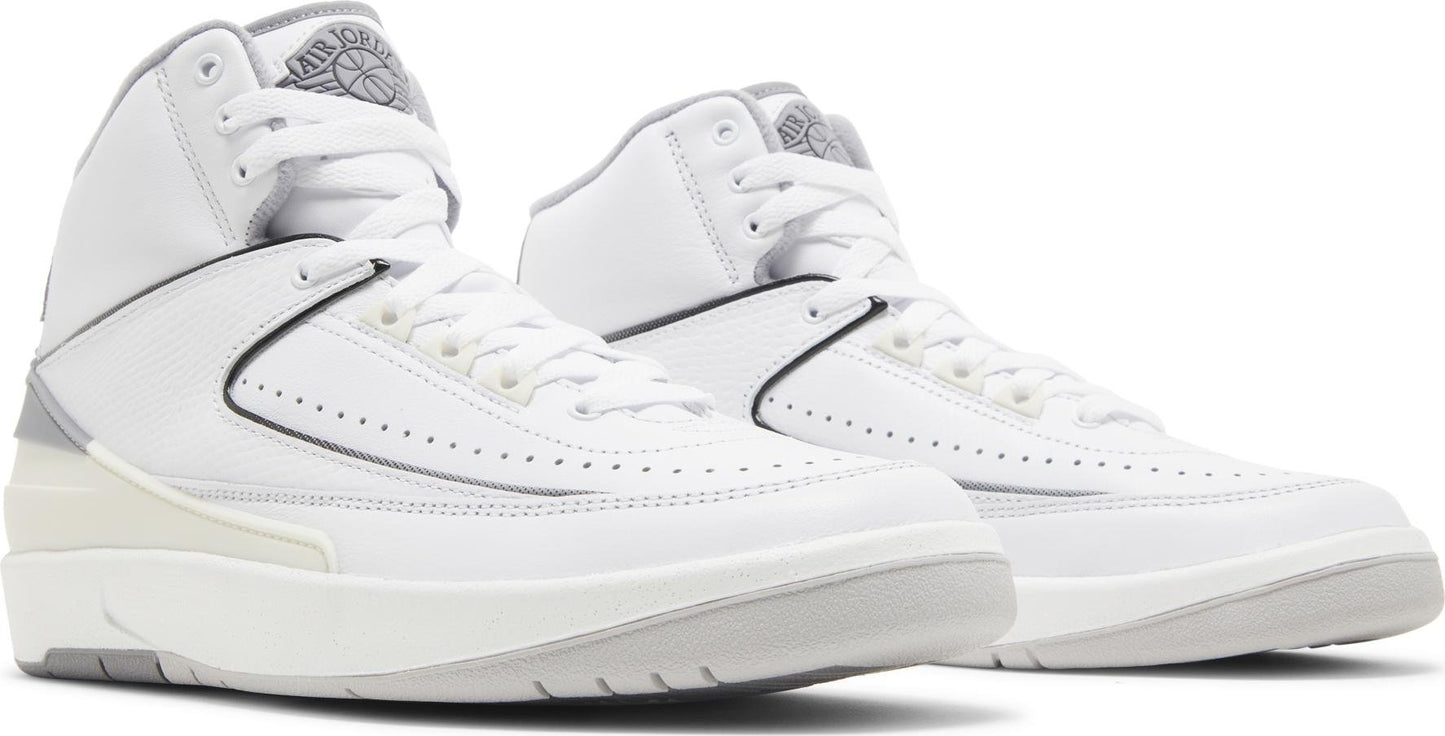 Grade School Air Jordan Retro 2 'Cement Grey (Gs)'