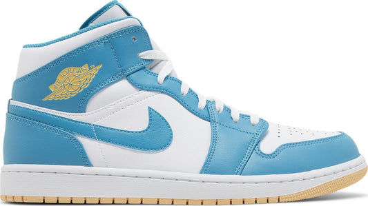 Air Jordan Men's Retro 1 Mid 'Aquatone' Sneakers