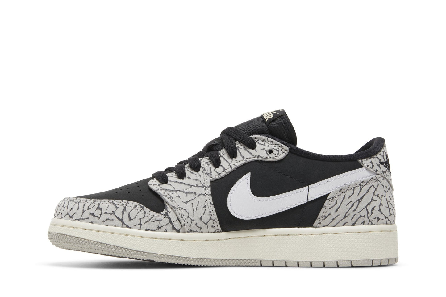 Grade School Air Jordan Retro 1 Low Og 'Black Cement (Gs)'
