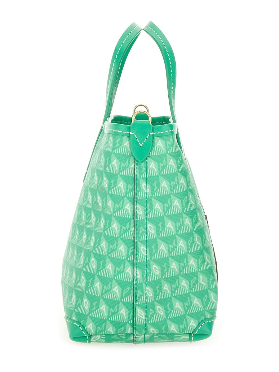 XS Tote Bag With "I Am a Plastic Bag" Pattern