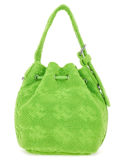 T Monogram Mini Bucket Bag