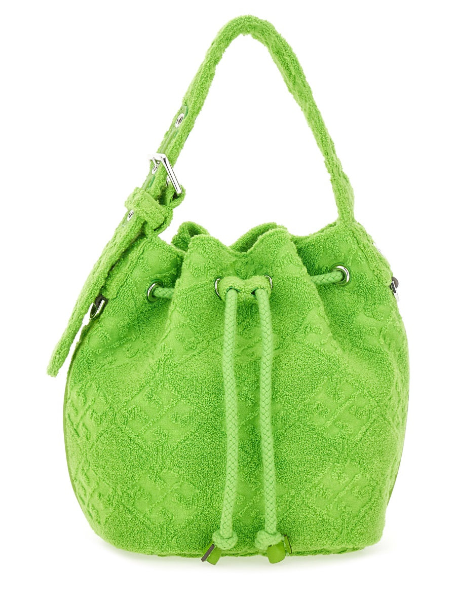 T Monogram Mini Bucket Bag