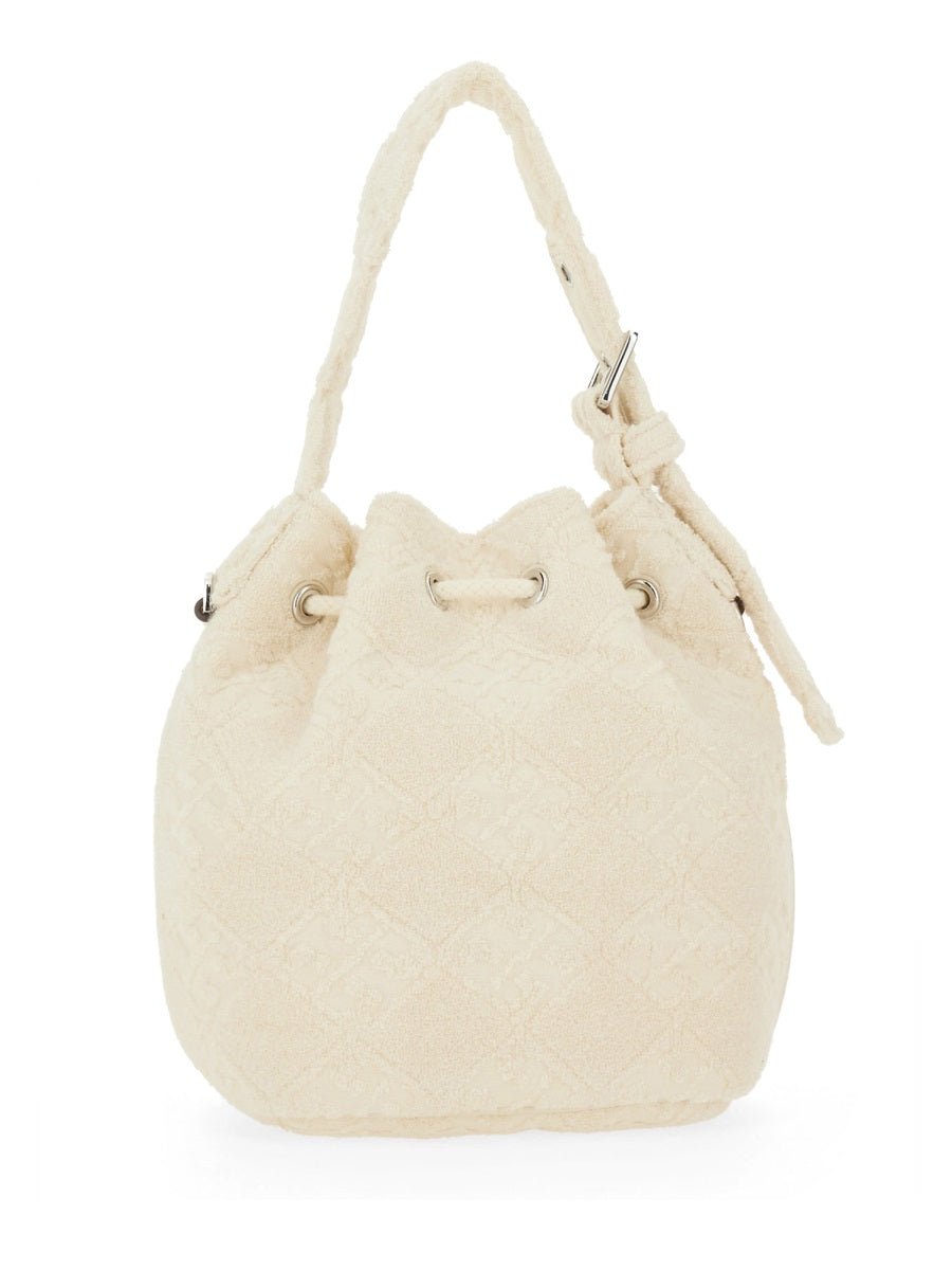 T Monogram Mini Bucket Bag